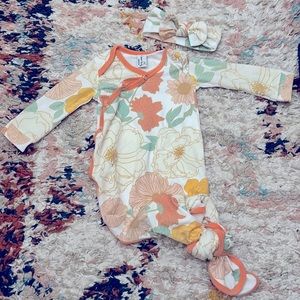 Copper Pearl knotted gown